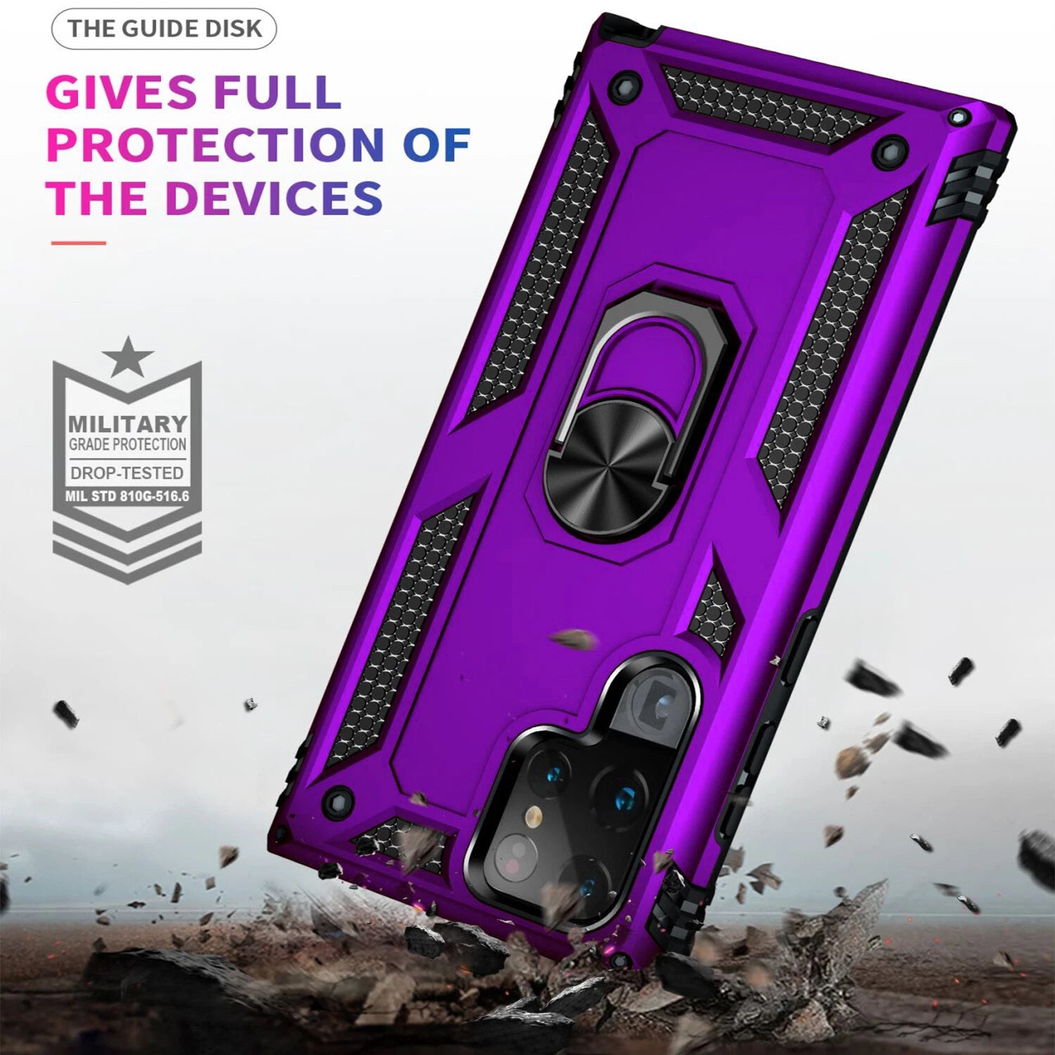 For Samsung Galaxy S25 Ultra S24 S23 S22 S21 FE Case Phone Cover + Screen Glass