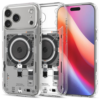 Spigen Ultra Hybrid MagFit Clear Case for iPhone 17 Pro Max - Military Grade Non-Yellowing Cover