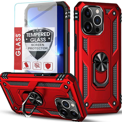 For iPhone 17 Pro Max Case 17 Pro 16 15 14 13 12 11 Phone Cover + Tempered Glass