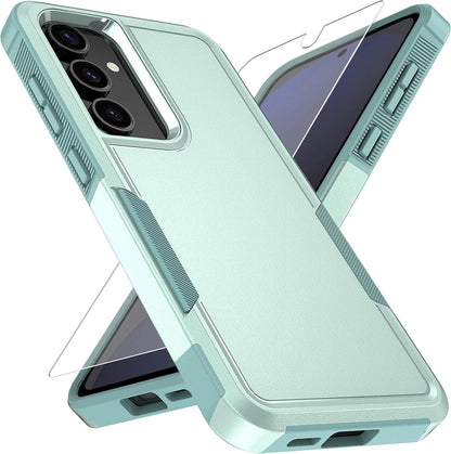 For Samsung Galaxy S25 S25 Plus S25 Ultra Shockproof Case Cover + Tempered Glass