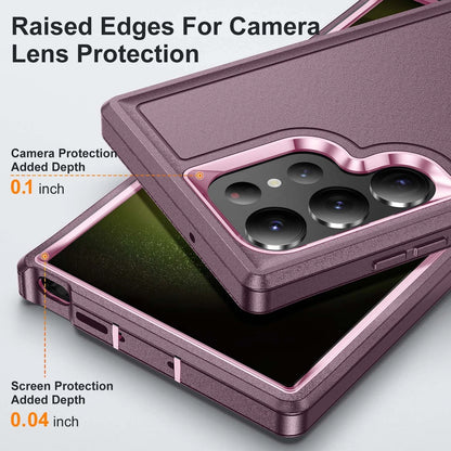 For Samsung S25 Ultra S23/S22+ S24 Case Hybrid Shockproof Hard Back Phone Cover