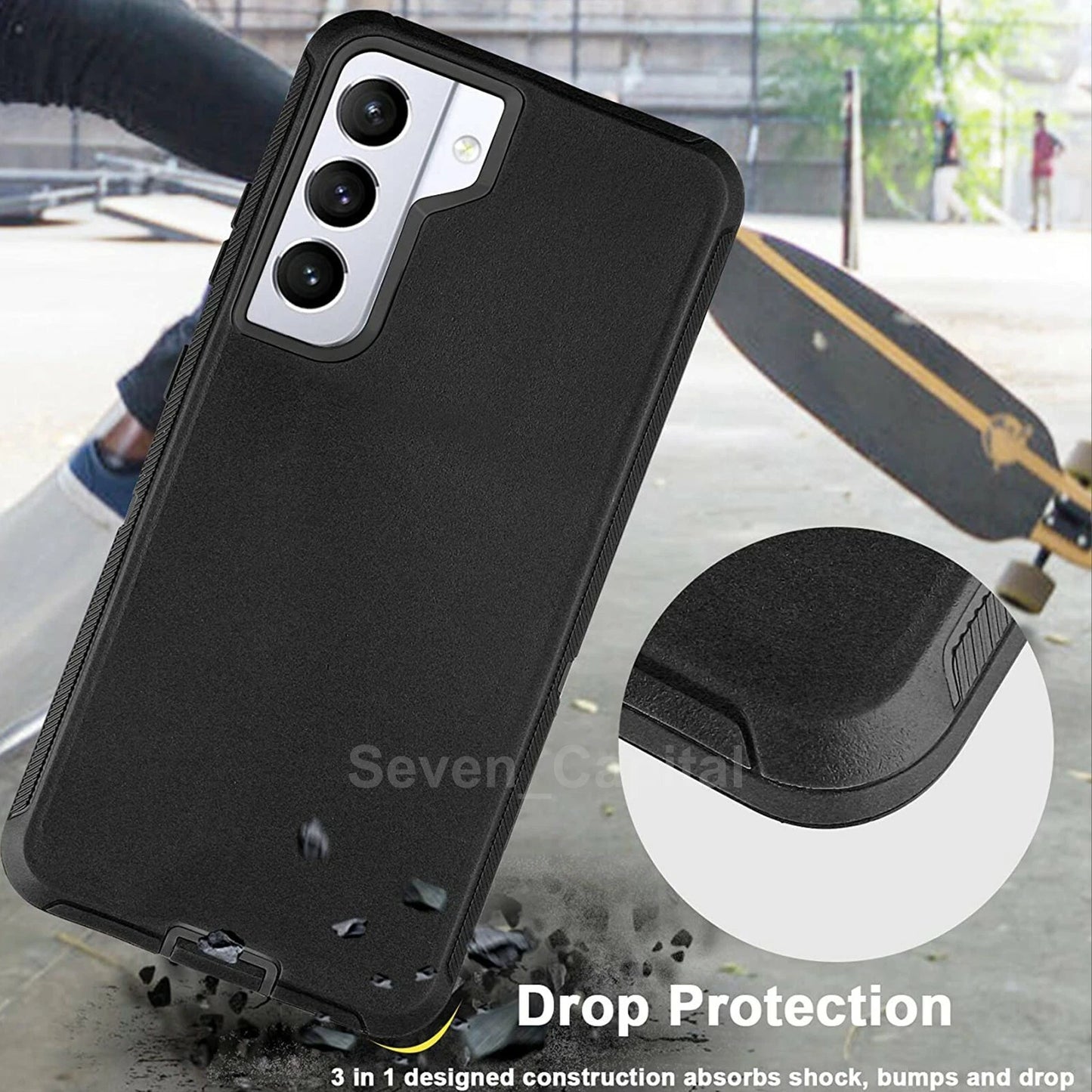 For Samsung Galaxy S25 S24 S23 S22 Ultra Shockproof Protective Rugged Case Cover