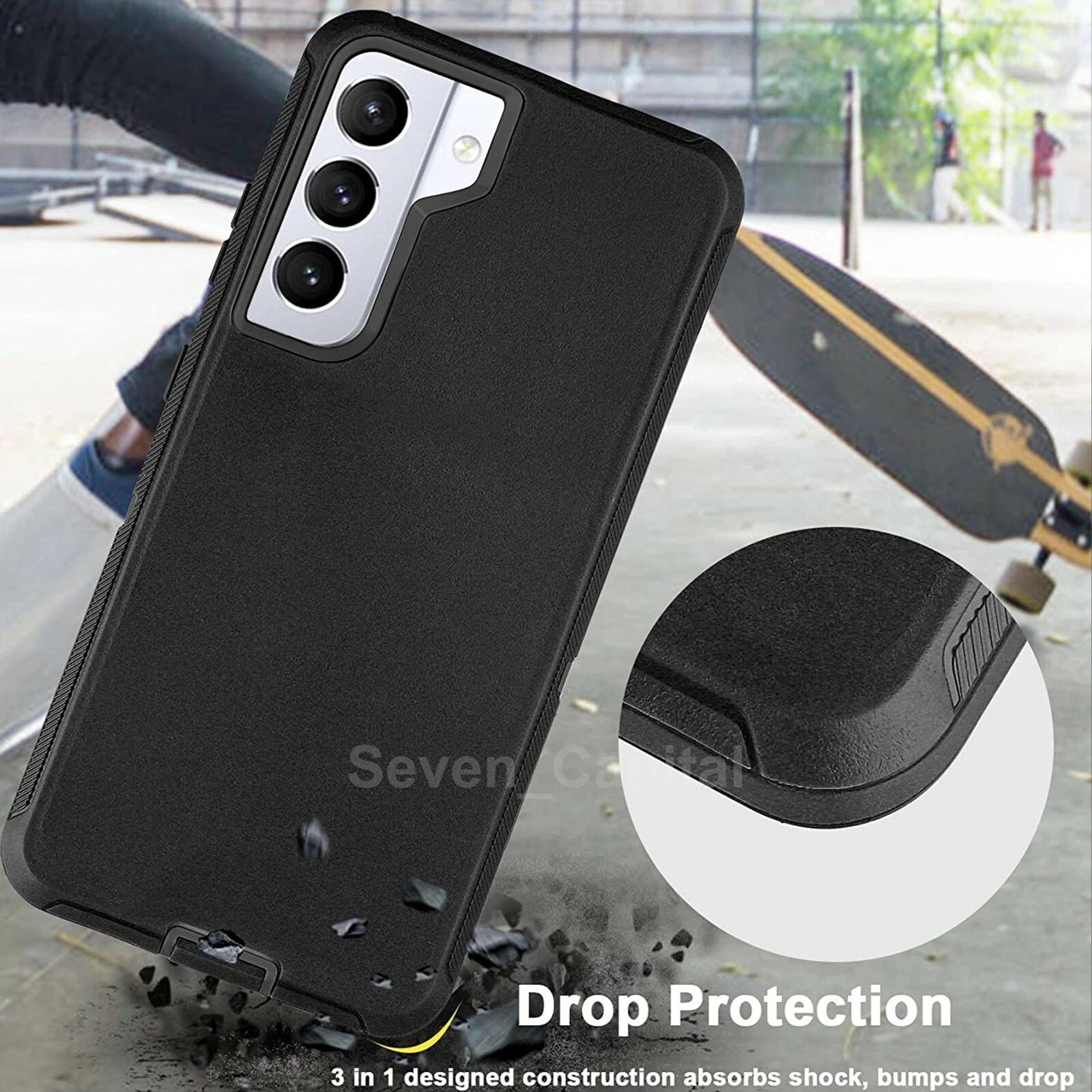 For Samsung Galaxy S25 S24 S23 S22 Ultra Shockproof Protective Rugged Case Cover