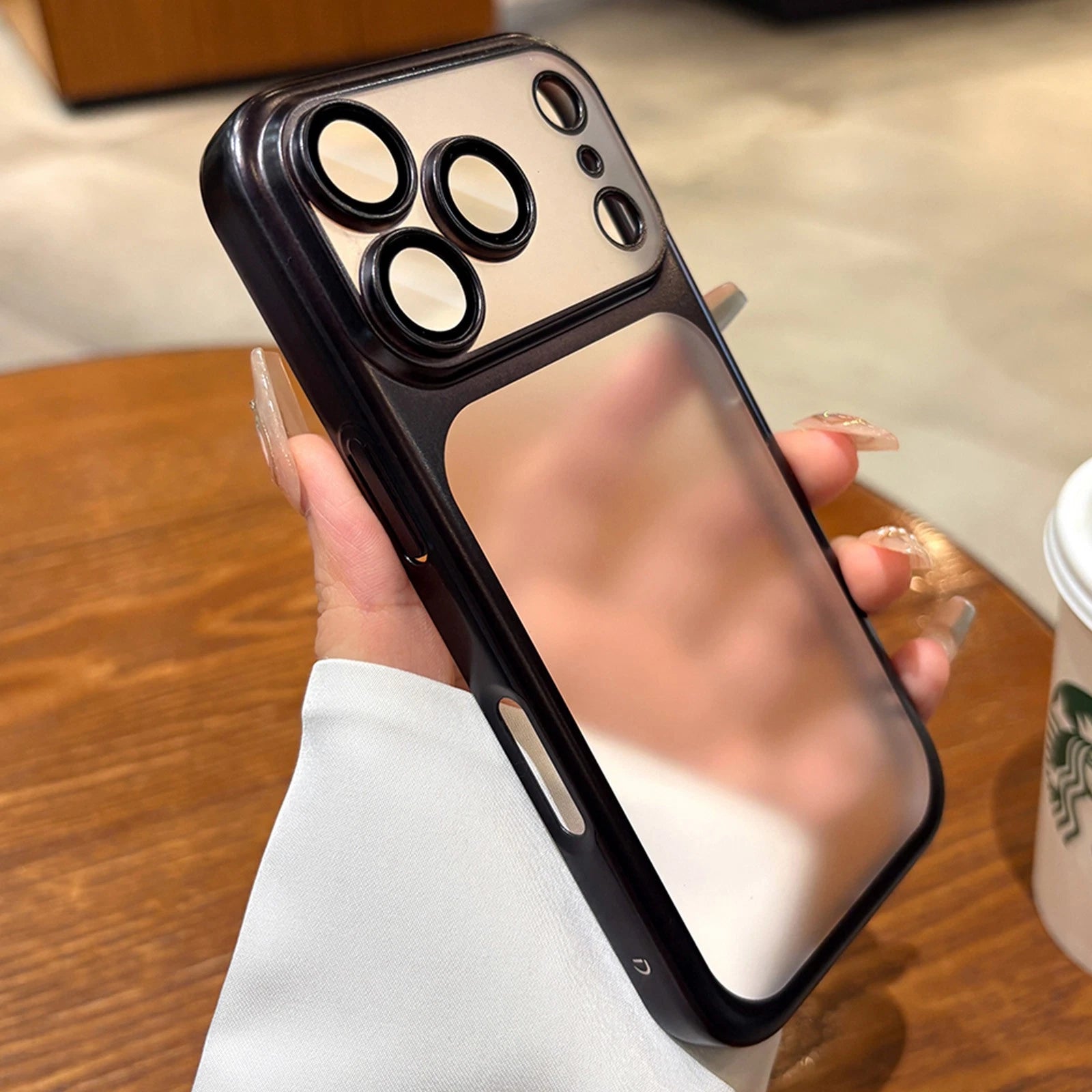 For iPhone 17 Pro Max Case 17 Air 16 15 Cover Frosted Shockproof +Tempered Glass