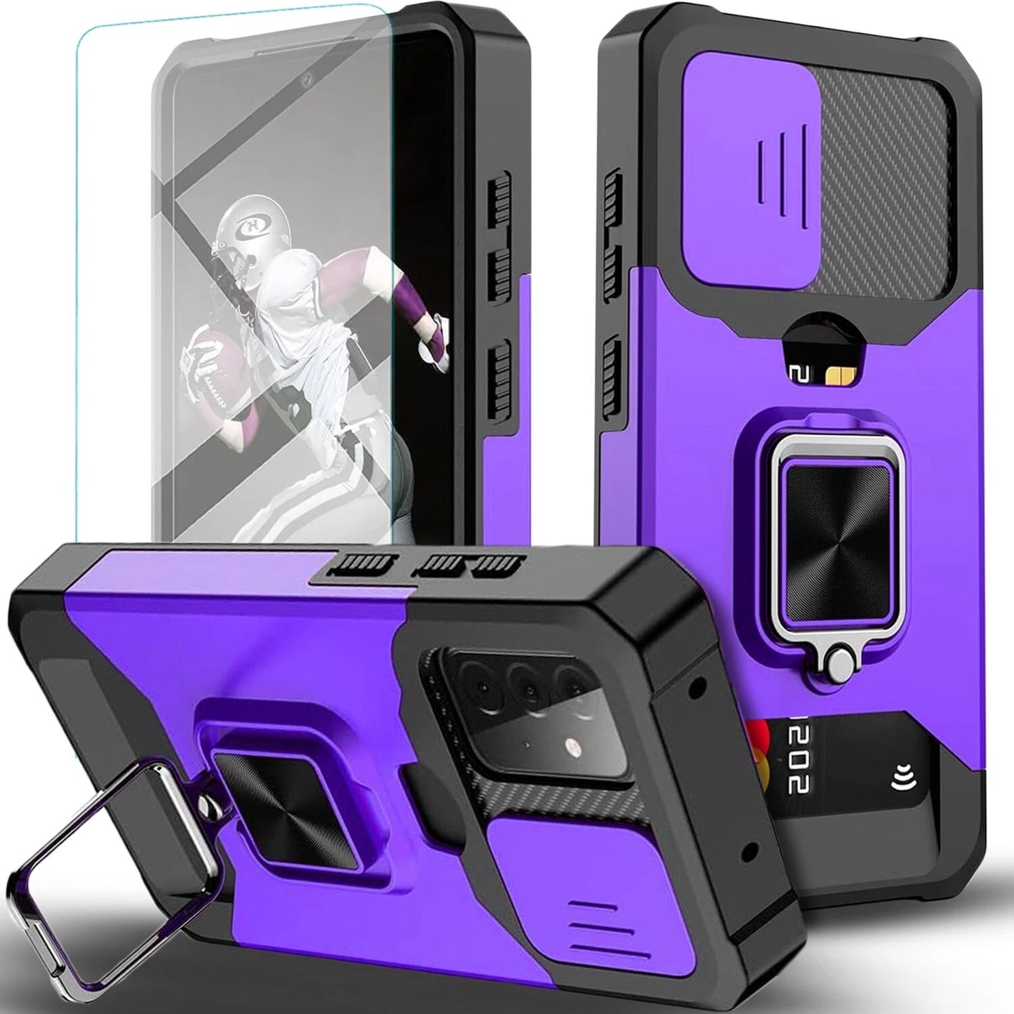 Samsung Galaxy A15 5G Case with Tempered Glass: Total Shockproof Protection for Your Daily Adventures