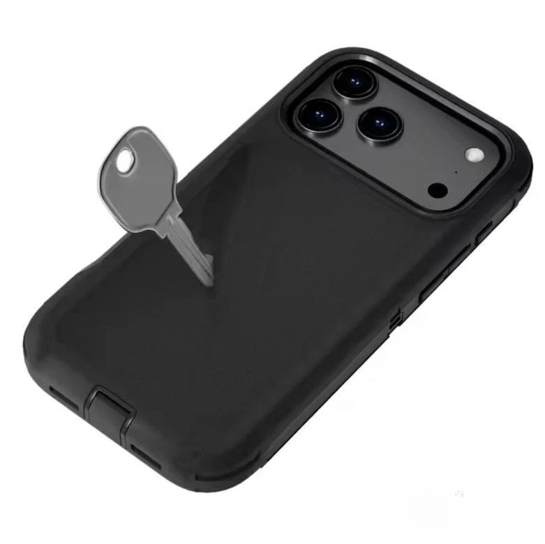 For iPhone 17 Pro Max Air 16 15 14 13 Heavy Duty Defender Case Belt Clip Holster
