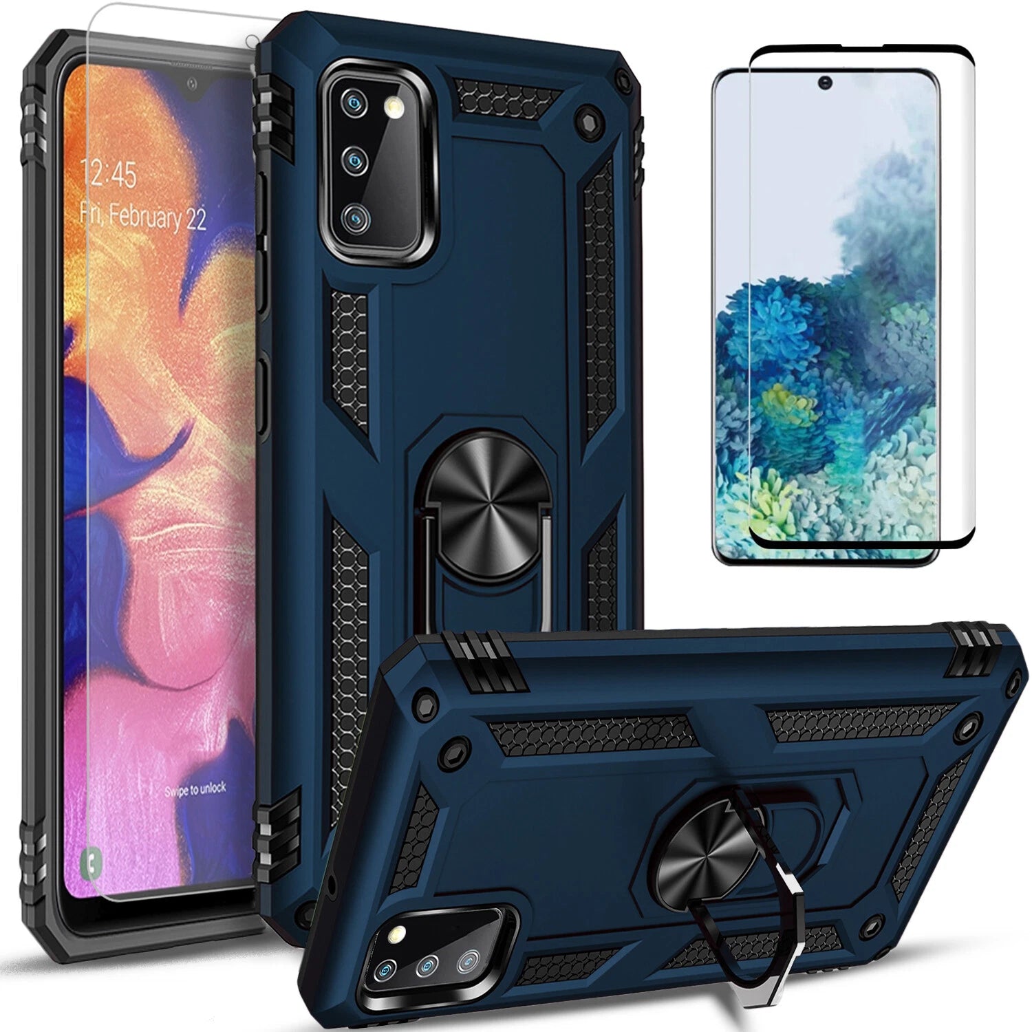 For Samsung Galaxy S20 FE 5G Case /Ultra/Plus Phone Cover +Tempered Glass Screen