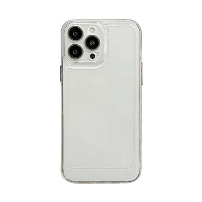 Shockproof Clear Silicone Case For iPhone 13 14 15 16 17 Pro Max Plus Back Cover