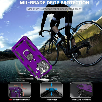 For iPhone 13 Case/13 Pro Max/13 Mini Phone Cover Shockproof + Tempered Glass