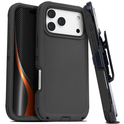 For iPhone 17 Air 16 15 14 Plus Pro Max Case Shockproof Rugged Heavy Duty Clip