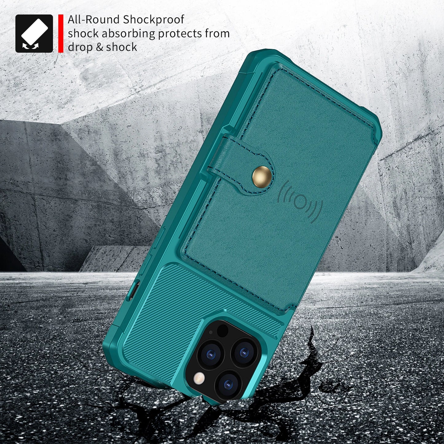 Leather Card Wallet Case Cover For iPhone 17 Pro Max Air 16 15 14 13 12 11 XR