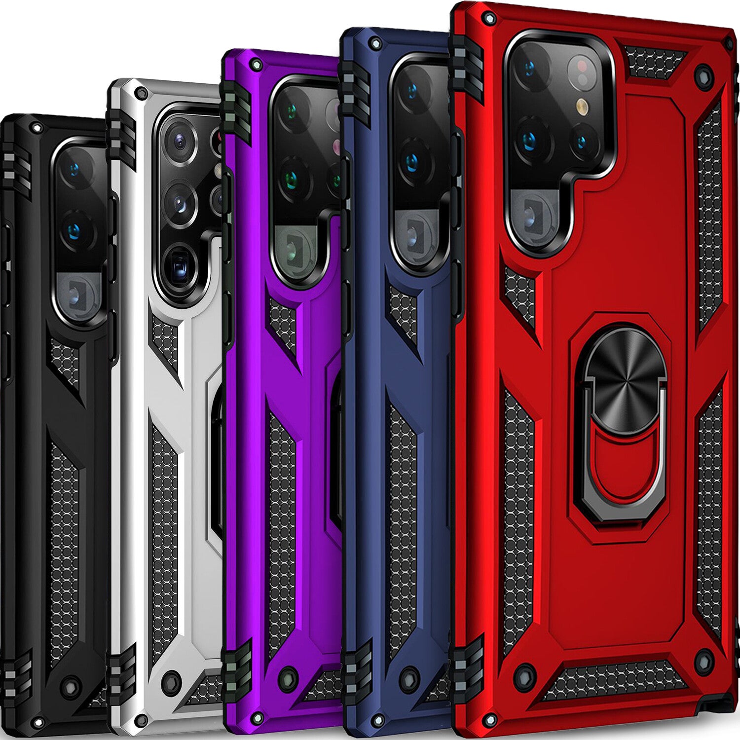 For Samsung Galaxy S25 Ultra S24 S23 FE S22 S21 S20 Case Phone Cover /W Screen