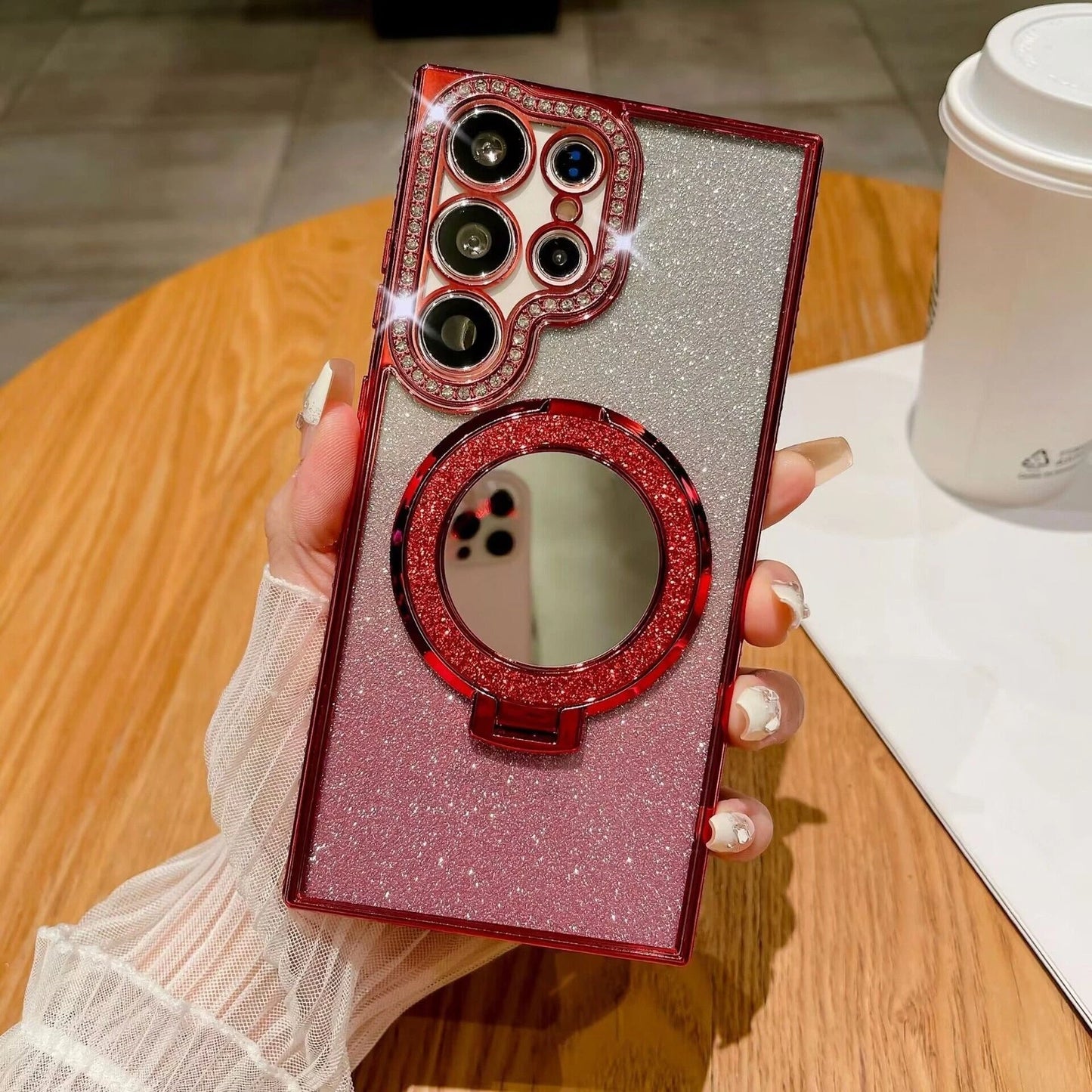 Women's Luxury Phone Case Shockproof Cover For Samsung Galaxy S25 S24 S23 S22