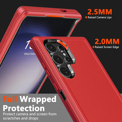 For Samsung Galaxy S25 Ultra Case S24 S23 Plus S22 S21 S20 FE Phone Cover +Glass