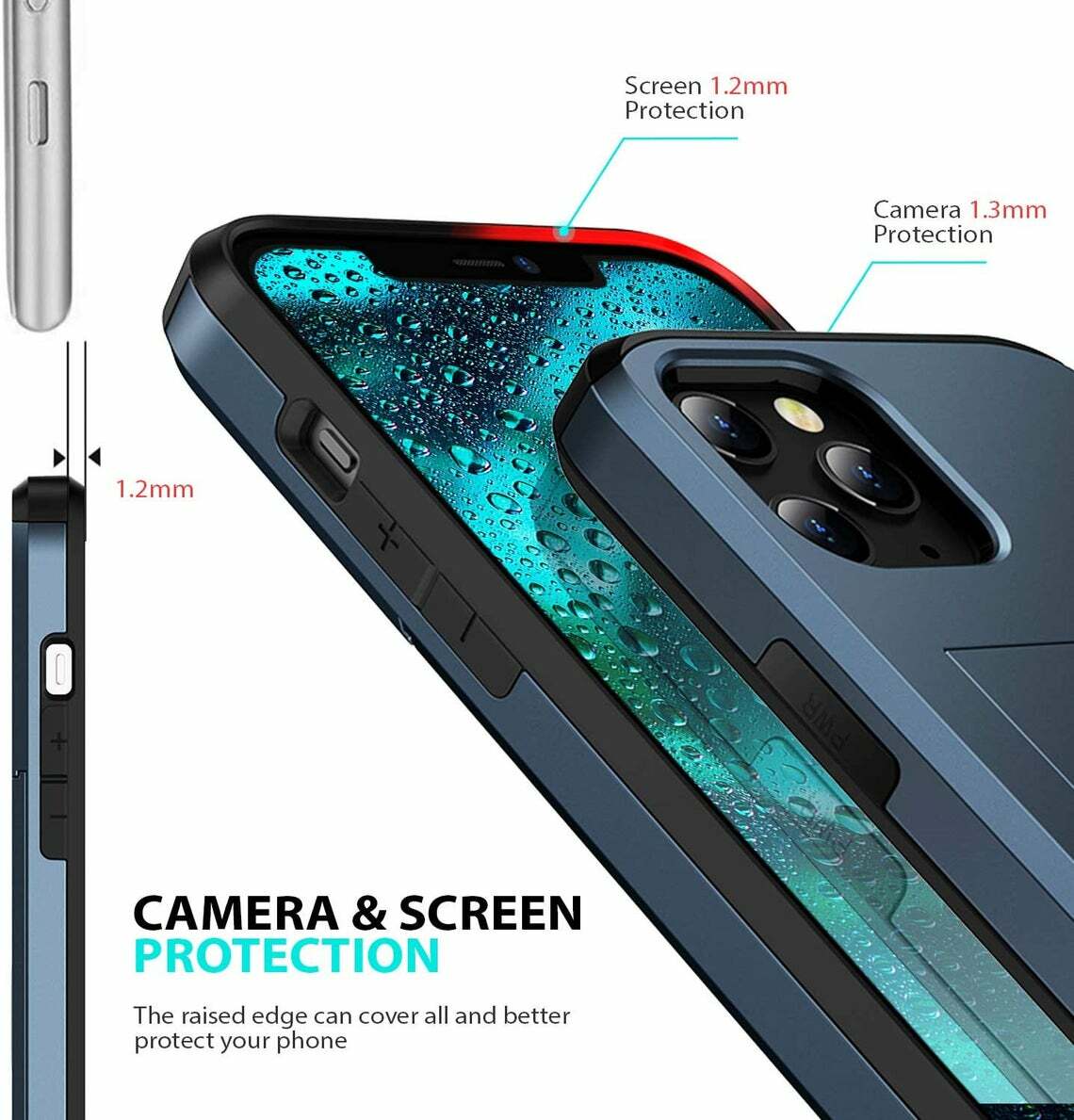 For iPhone 17 16 15 14 13 12 11 Pro Max Mini XR Case Cover Wallet Card Holder