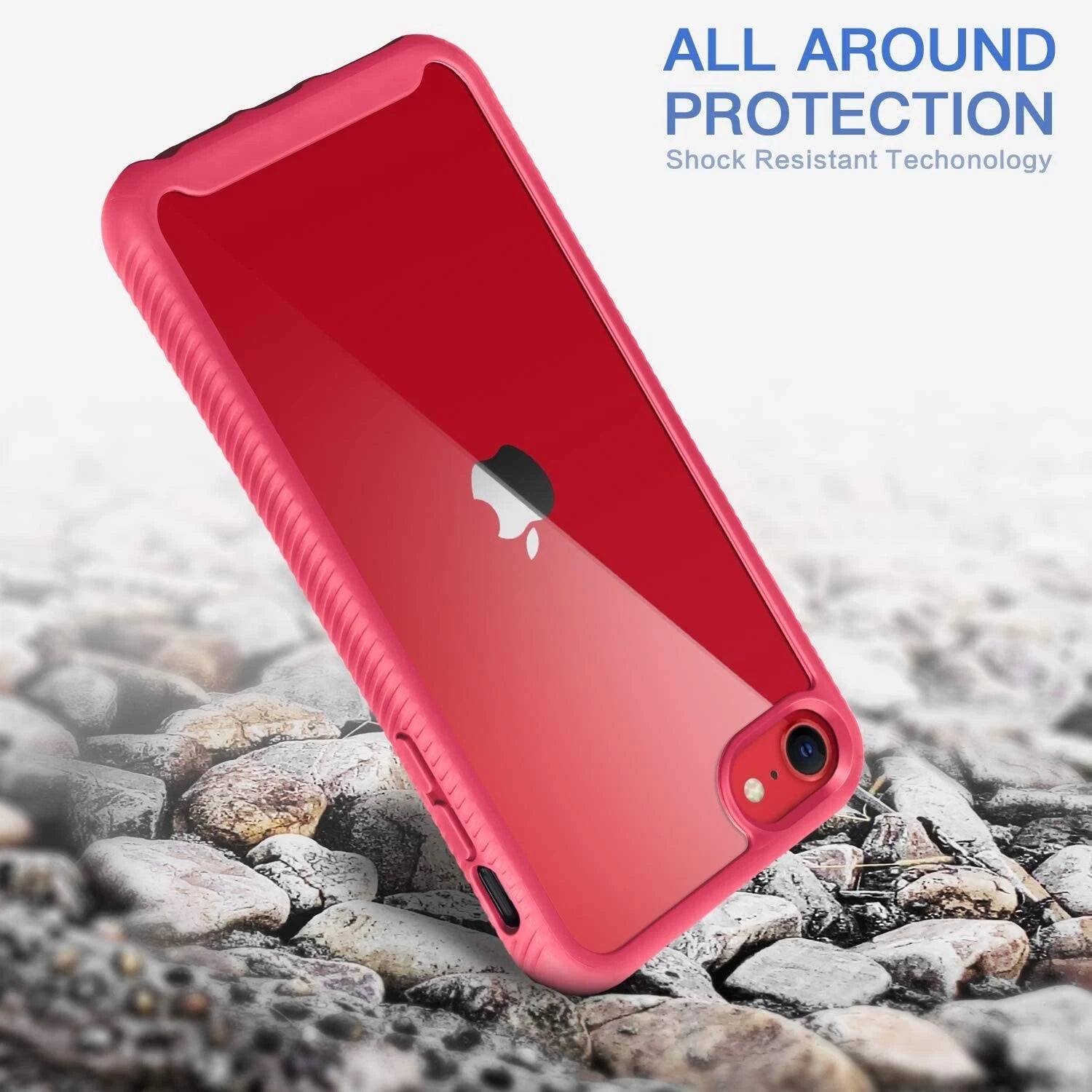 For iPhone SE Case /8/7 Plus/6S Phone Cover Shockproof Heavy Duty + Screen Glass