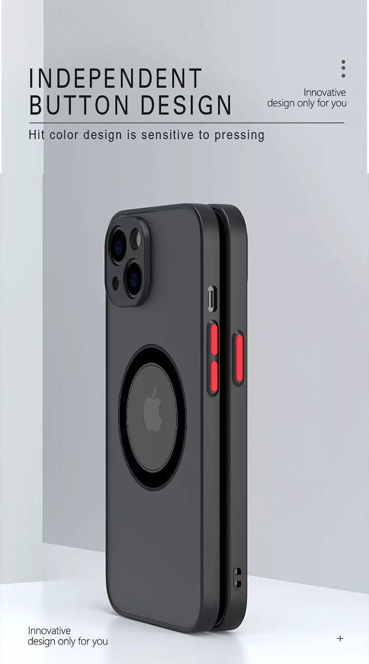 For iPhone 17 16 15 14 13 12 11 Pro Max Case Mag Safe Magnetic Camera Lens Cover