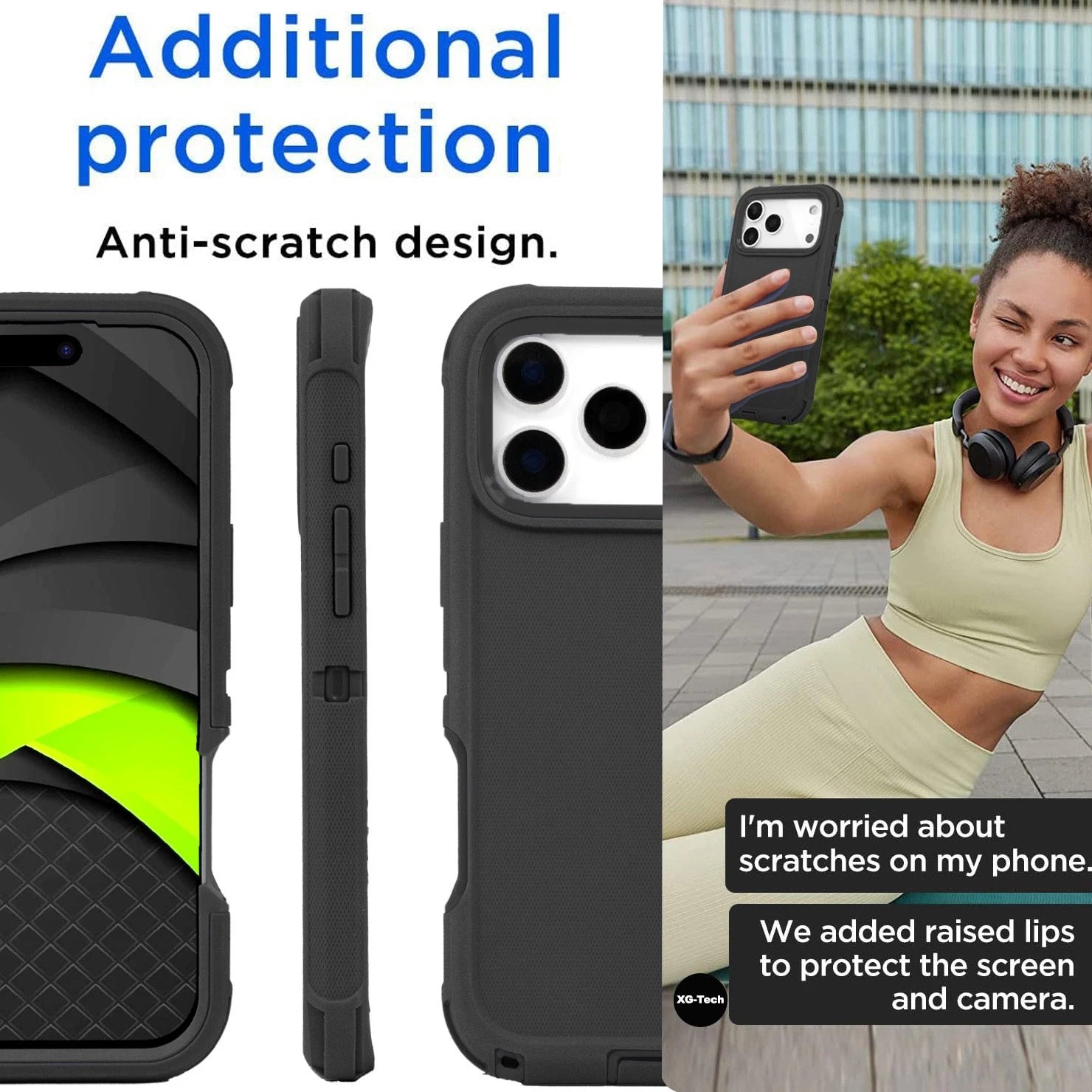 For iPhone 17 Air 16 15 14 Plus Pro Max Case Shockproof Rugged Heavy Duty Clip