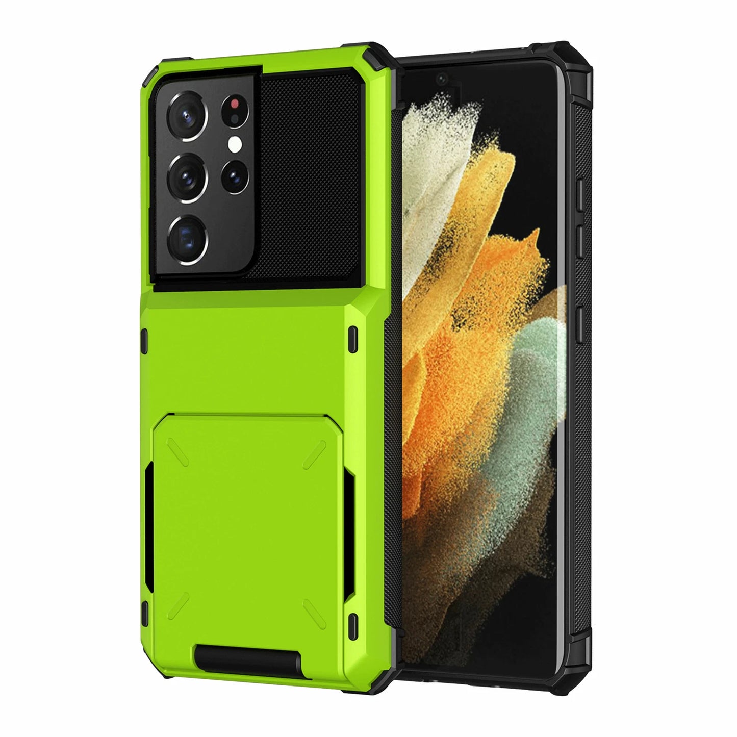 For Samsung Galaxy S25 Ultra S24 S23 S22 S21 Plus Wallet Credit Card Holder Case