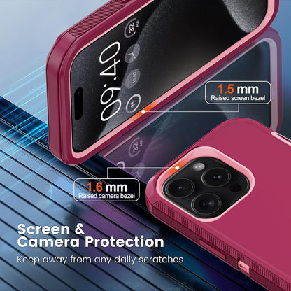 For iPhone 13 Case /13 Pro Max/Mini/Pro/ Phone Cover Shockproof + Tempered Glass