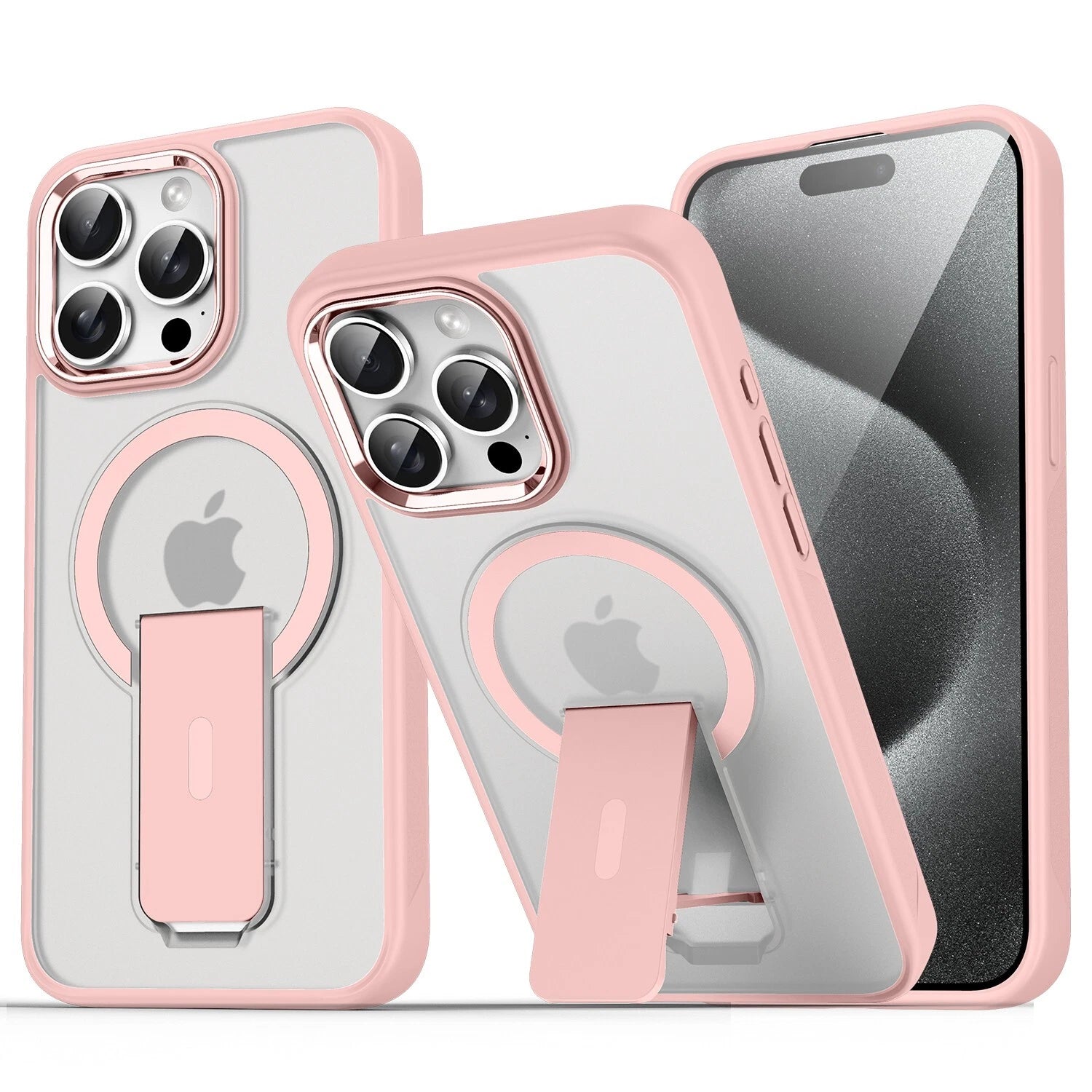 For iPhone 17 16 Pro Max 15 14 13 12 11 Heavy Duty Rugged Magnetic Case + Stand