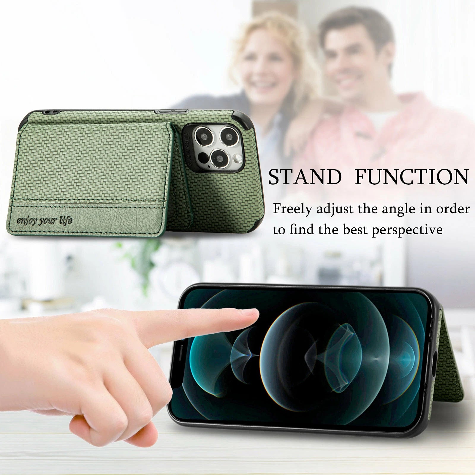 Magnetic Flip Wallet Card Holder Case For iPhone 14 15 16 17 Pro Max 13 12 11 7