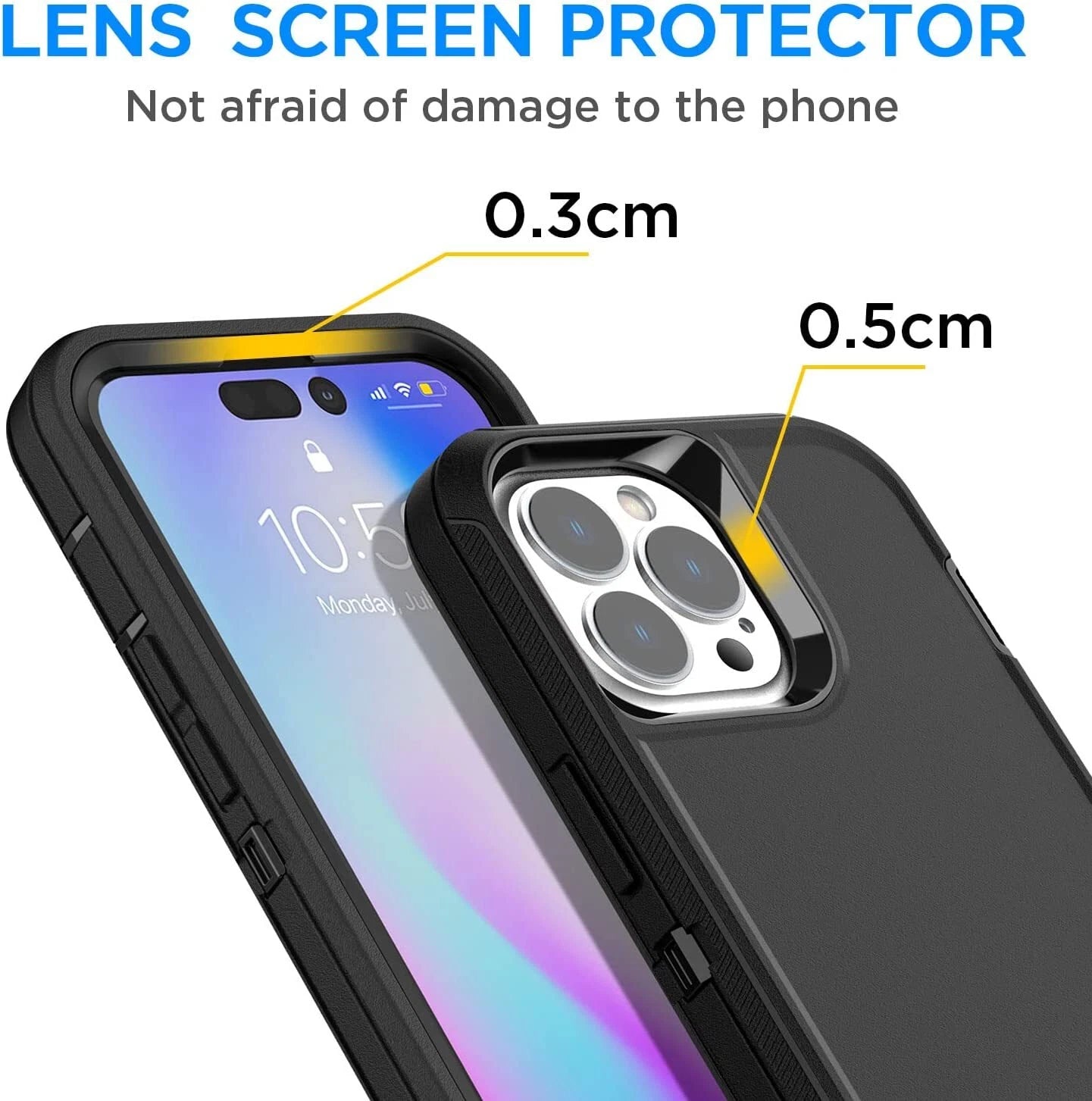 Shockproof Heavy Duty Case For iPhone 17 Air 16 15 14 Plus 13 12 11 Pro Max Cove