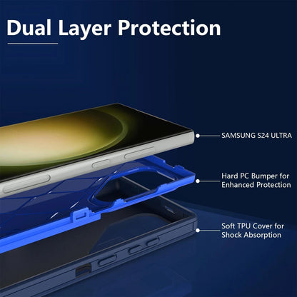 For Samsung Galaxy S25 Ultra 24 23 22 + Shockproof Case Cover+Screen Protector