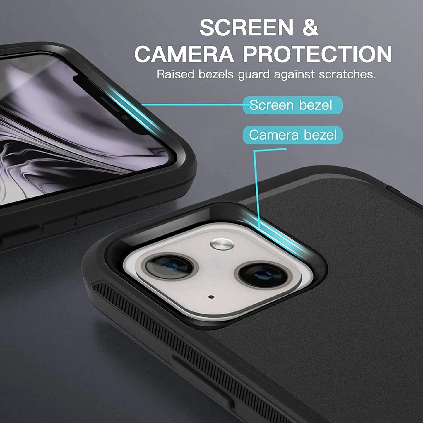 For iPhone 16e 15 14 13 12 Plus 11 Pro Max Shockproof Heavy Duty Case Belt Clip