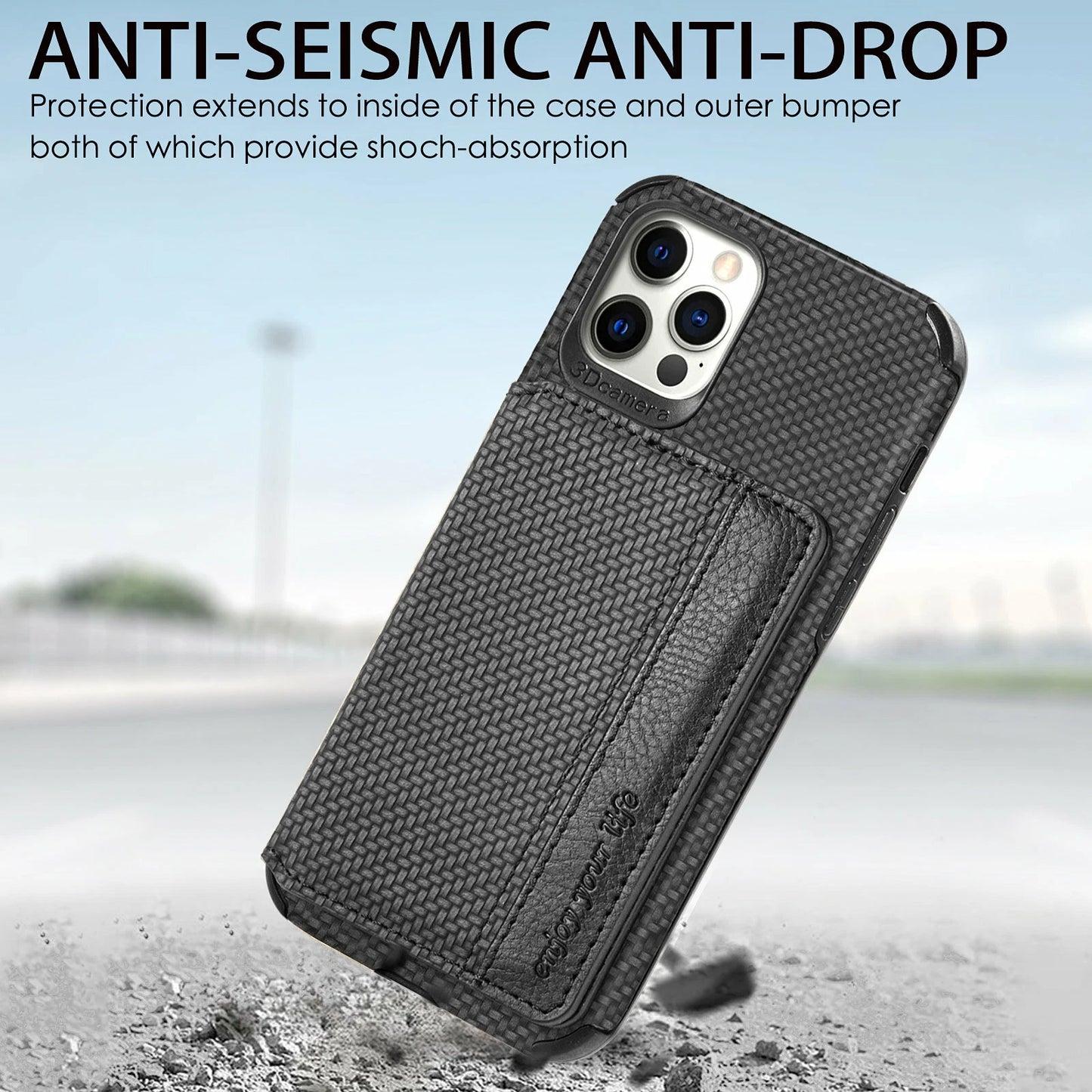 Magnetic Flip Wallet Card Holder Case For iPhone 14 15 16 17 Pro Max 13 12 11 7