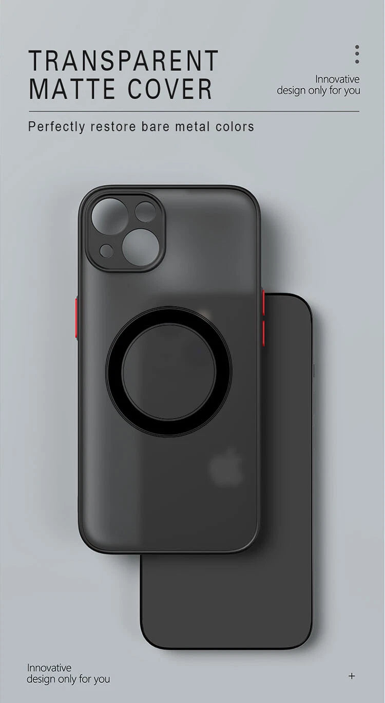 For iPhone 17 16 15 14 13 12 11 Pro Max Case Mag Safe Magnetic Camera Lens Cover