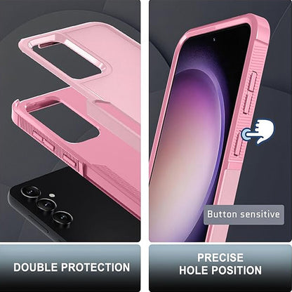 For Samsung Galaxy S25 Ultra Case S25/S24/S23/FE/ Phone Cover + Tempered Glass