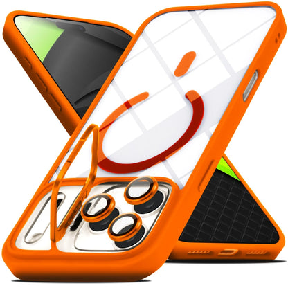 For iPhone 17 Air 16 Pro Max 15 14 13 12 11 Shockproof Mag Safe Case Camera Lens