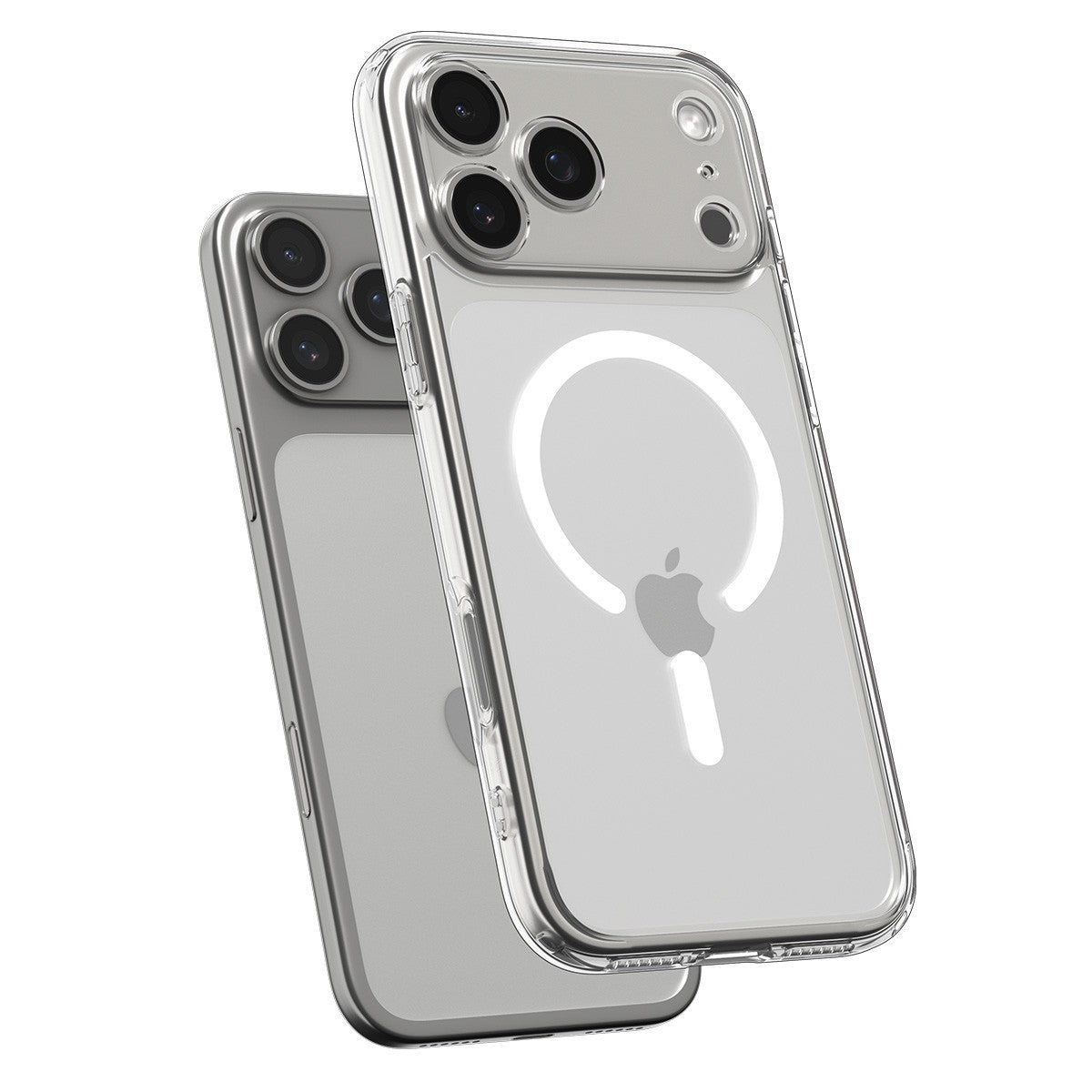 Spigen Ultra Hybrid MagFit Clear Case for iPhone 17 Pro Max - Military Grade Non-Yellowing Cover