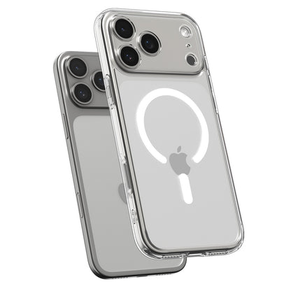Spigen Ultra Hybrid MagFit Clear Case for iPhone 17 Pro Max - Military Grade Non-Yellowing Cover