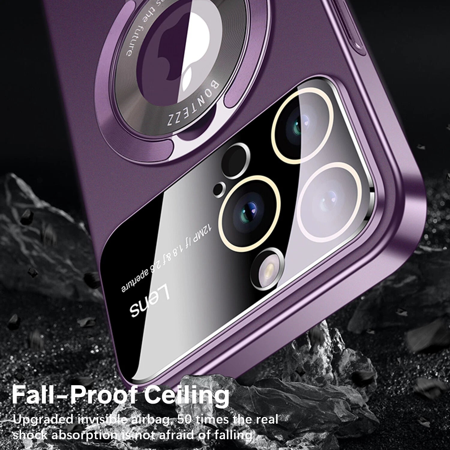 For iPhone 17 Pro Max 16 15 14 13 12 MagSafe Magnetic Lens Shockproof Stand Case