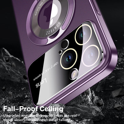 For iPhone 17 Pro Max 16 15 14 13 12 MagSafe Magnetic Lens Shockproof Stand Case