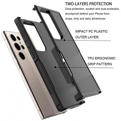 For Samsung Galaxy S25 Ultra S24 S23 FE Case Shockproof Phone Cover+Glass Screen