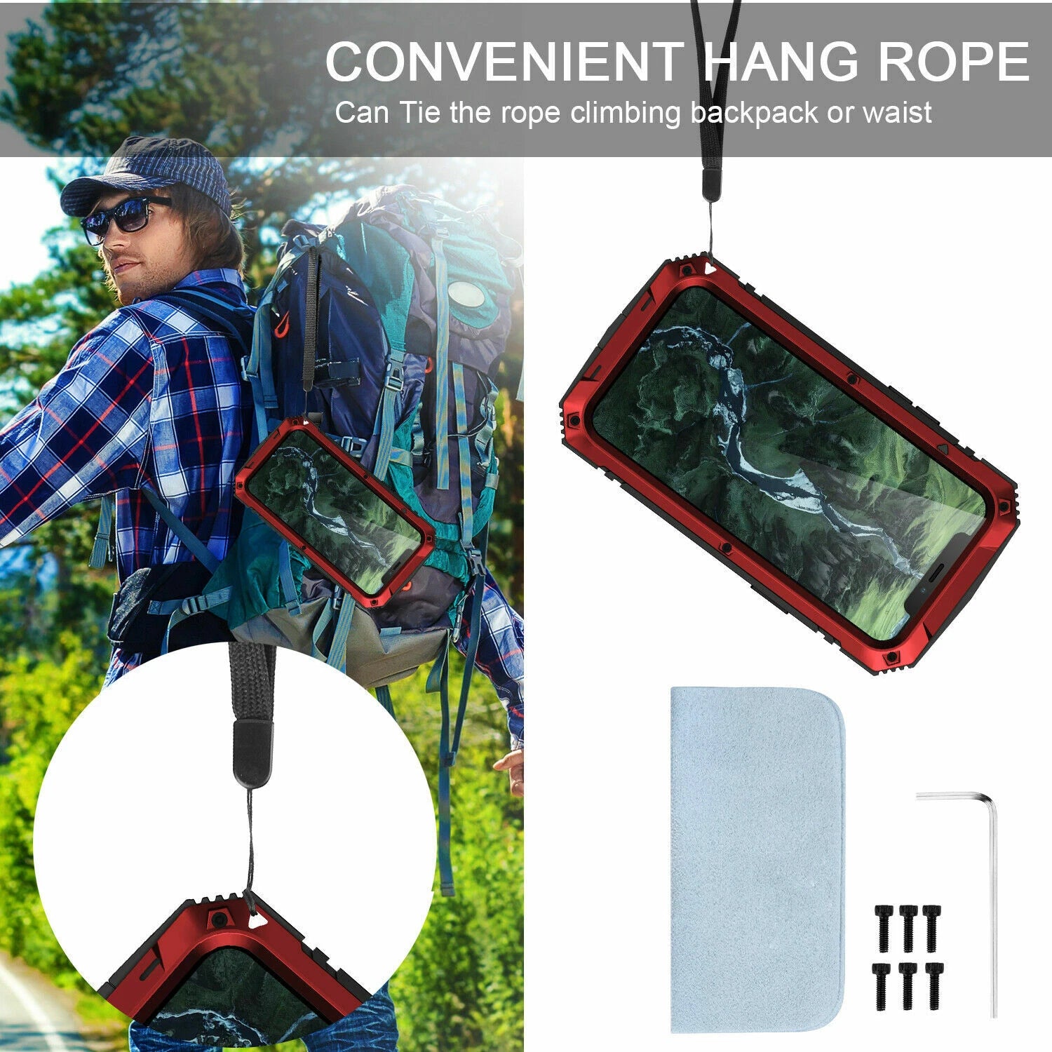 Heavy Duty Armor Metal Screen Glass Stand Case for iPhone 17 Pro Max 16 15 14 13