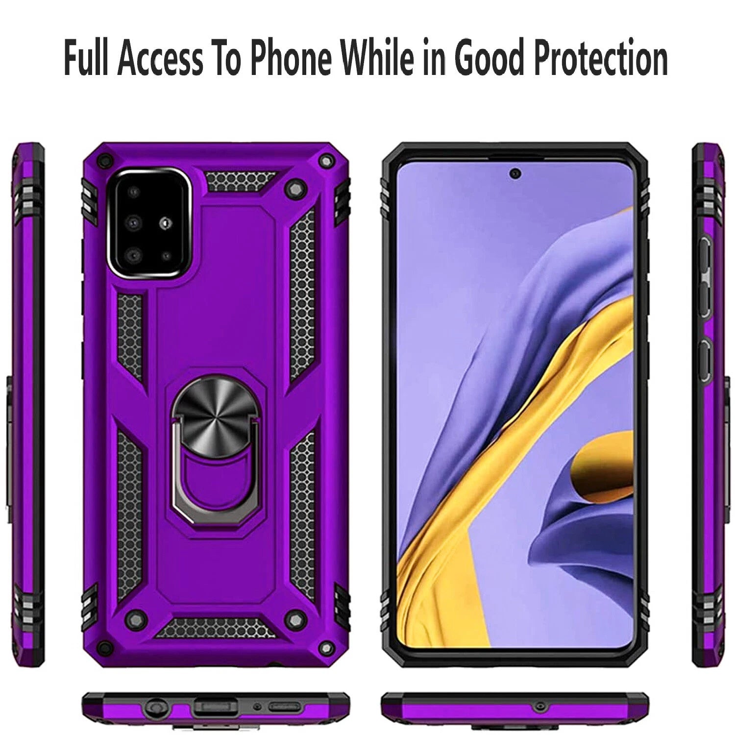 For Samsung Galaxy S20 FE 5G Case /Ultra/Plus Phone Cover +Tempered Glass Screen