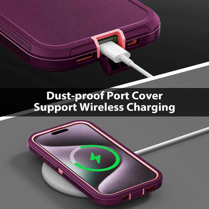 For iPhone 13 Case /13 Pro Max/Mini/Pro/ Phone Cover Shockproof + Tempered Glass