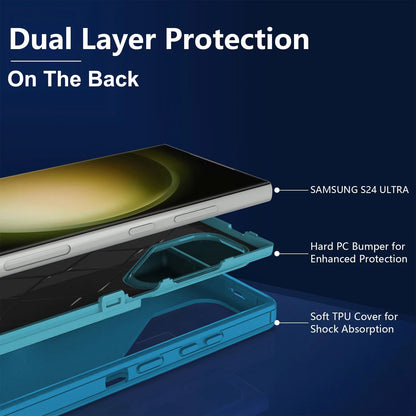 For Samsung Galaxy S25 Ultra 24 23 22 + Shockproof Case Cover+Screen Protector