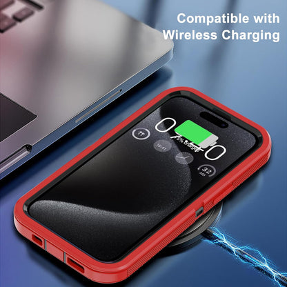 For iPhone 16 Pro Max Case 15/14/13/11 Phone Cover Shockproof + Screen Protector