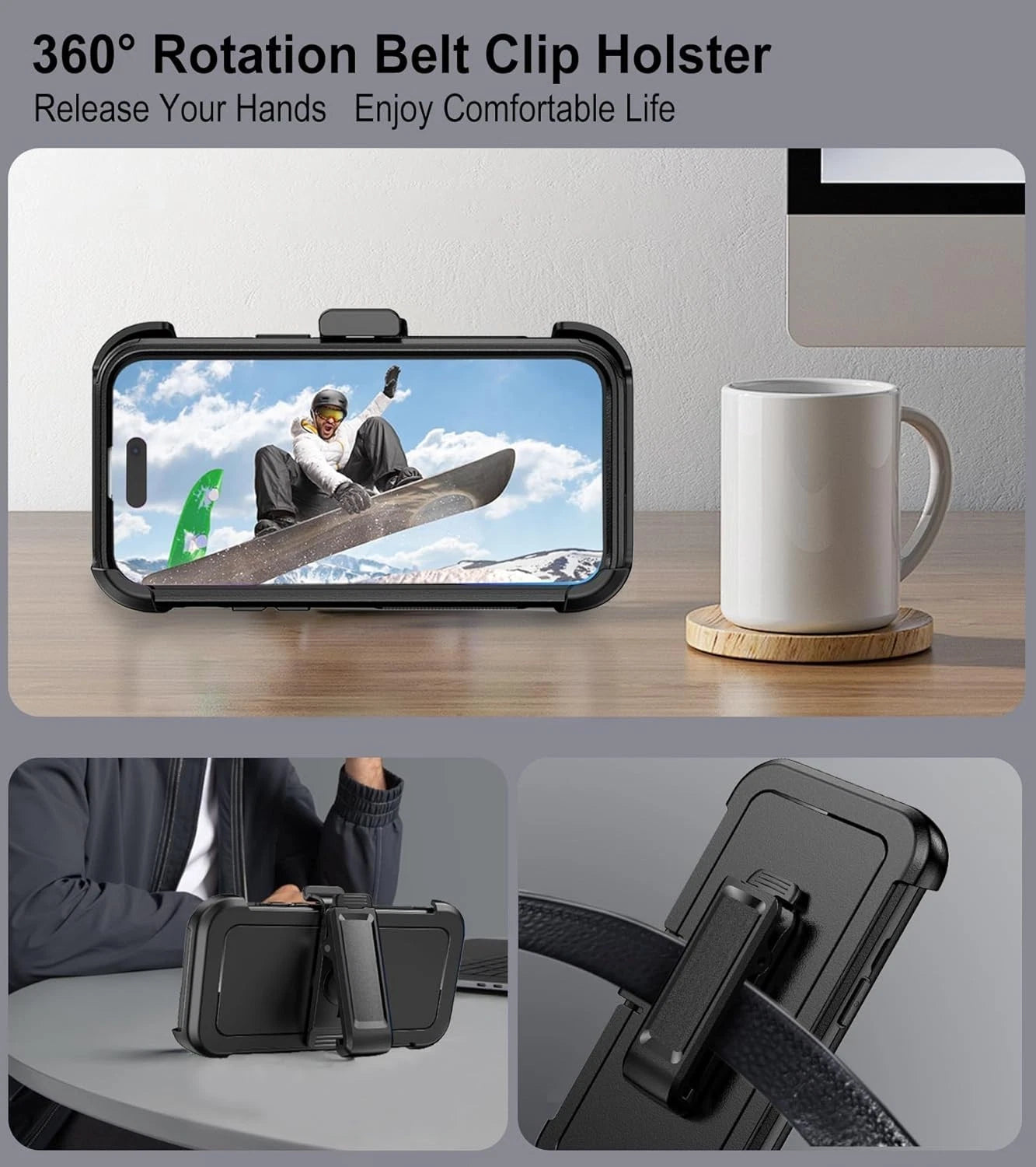 For iPhone 17 Air 16 15 14 Plus Pro Max Case Shockproof Rugged Heavy Duty Clip