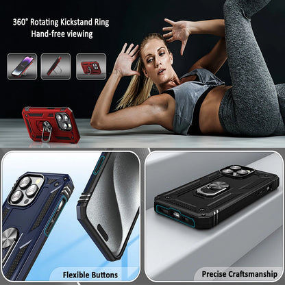 For iPhone 17 Pro Max Case 17 Pro 16 15 14 13 12 11 Phone Cover + Tempered Glass