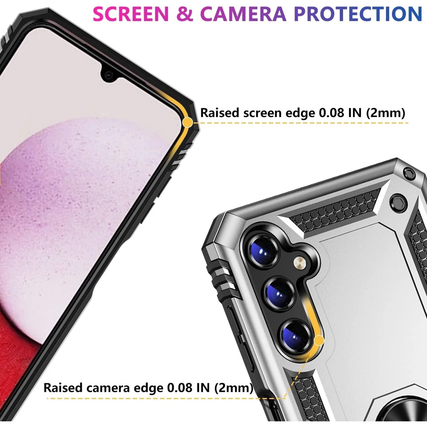 For Samsung Galaxy A16 A17 5G A15 A14 A54 A03s A13 A32 Case Phone Cover + Screen