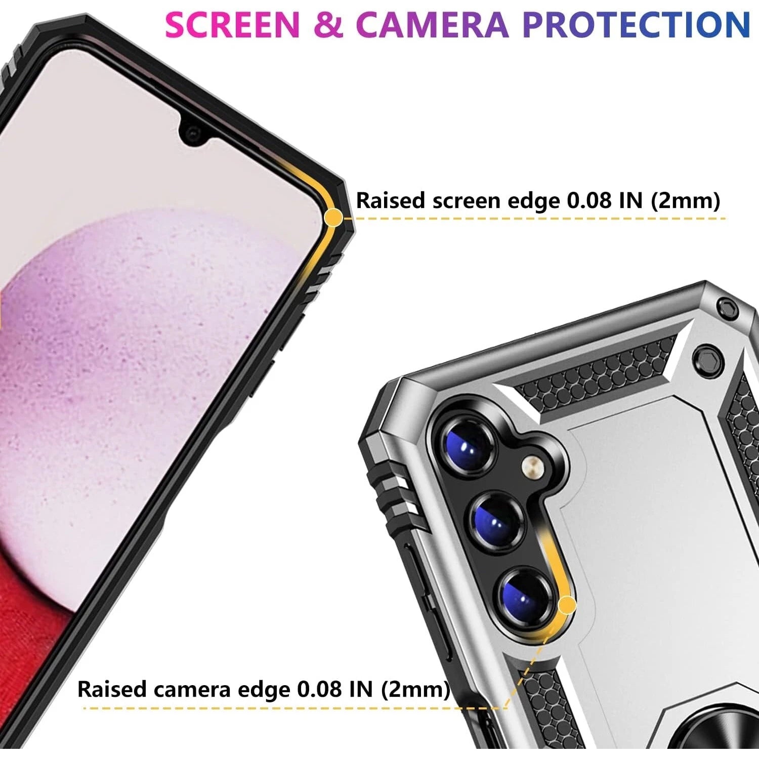 For Samsung Galaxy A16 A17 5G A15 A14 A54 A03s A13 A32 Case Phone Cover + Screen