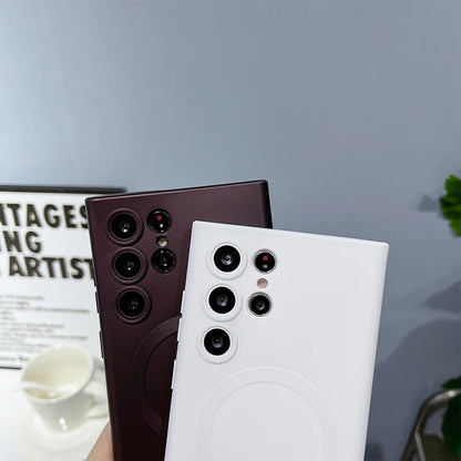 For Samsung Galaxy S25 S23 S24 Ultra S22 S21 Mag Safe Magnetic Case Lens Cover