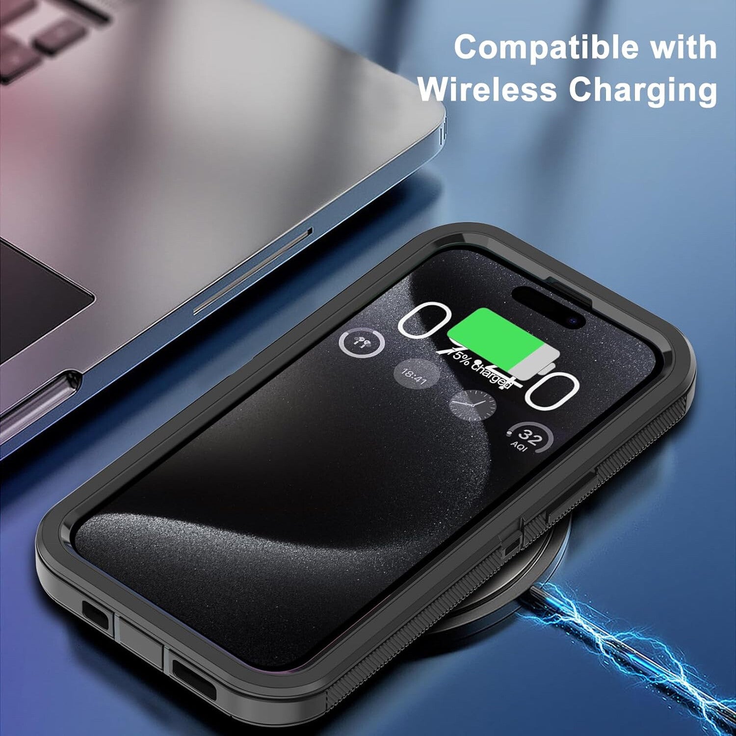 For iPhone 13 Case /13 Pro Max/Mini/Pro/ Phone Cover Shockproof + Tempered Glass