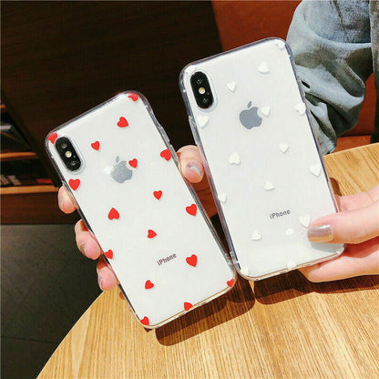 slim Lightweight Cute Love Heart Case for iPhone - carolay.co